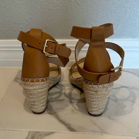 Vince Camuto | Women’s Wrap Espadrille Wedge Sandals Size 9 Like New - Picture 5 of 6